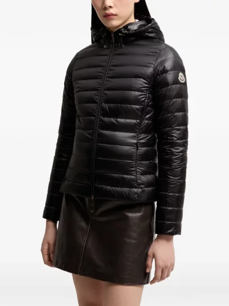 Páperová bunda Moncler čierna