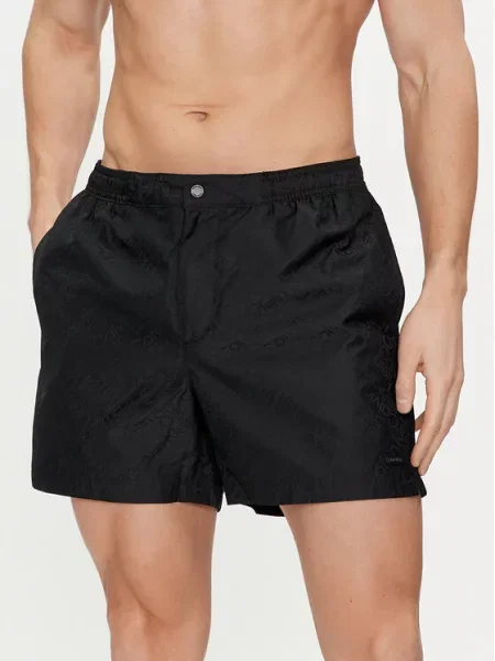 Σορτς κολύμβησης Calvin Klein Swimwear μαύρο