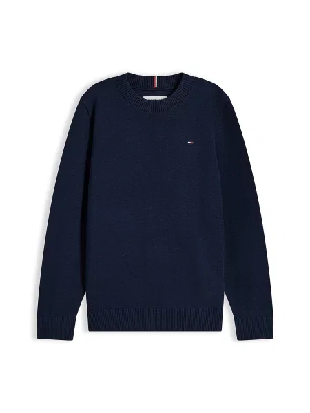 TOMMY HILFIGER Πουλόβερ Essential ναυτικό μπλε