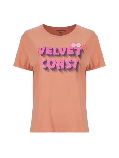 Majica Newtone s kratkimi rokavi oranžna