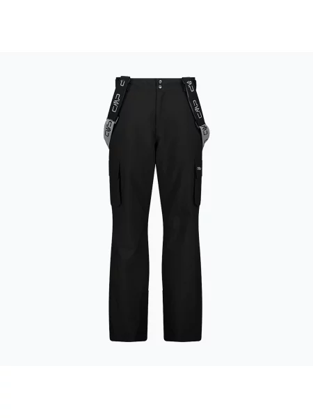 Lyžařské kalhoty CMP Salopette Cargo black černé