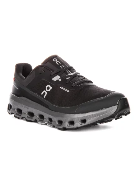Lniane buty do biegania On Running do biegania wodoszczelne czarne