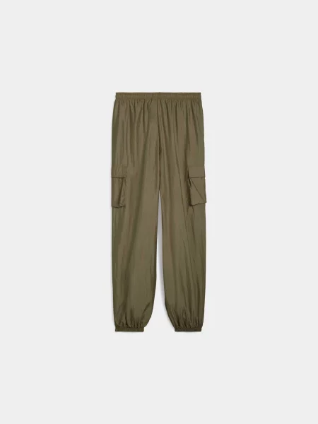 Дитячі Спортивні штани PUMA Bowtique Woven Cargo Pants комбінований верх зелений