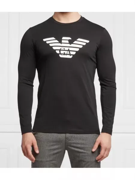 Tricou mânecă lungă Emporio Armani negru