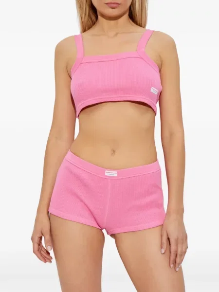 Top Alexander Wang tricotate cu autograf roz