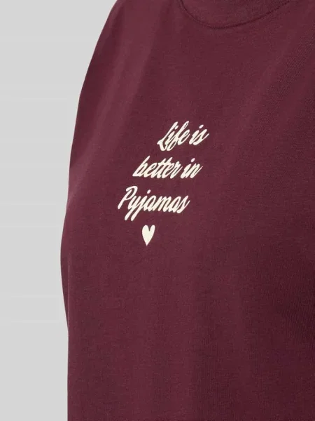 Góra od piżamy o kroju relaxed fit z czystej bawełny Jake*s Casual