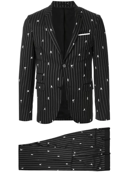 Sacou Neil Barrett cu imagine negru