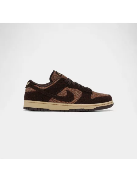 Tvídové tenisky Nike Dunk hnedá