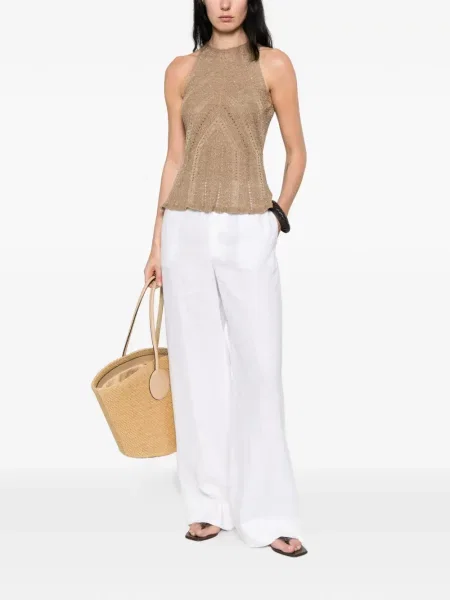 Top Twinset cu decolteu rotund