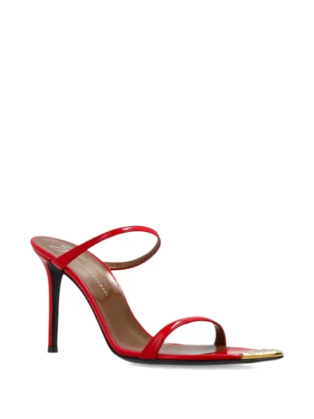 Sandale Giuseppe Zanotti din piele roșu
