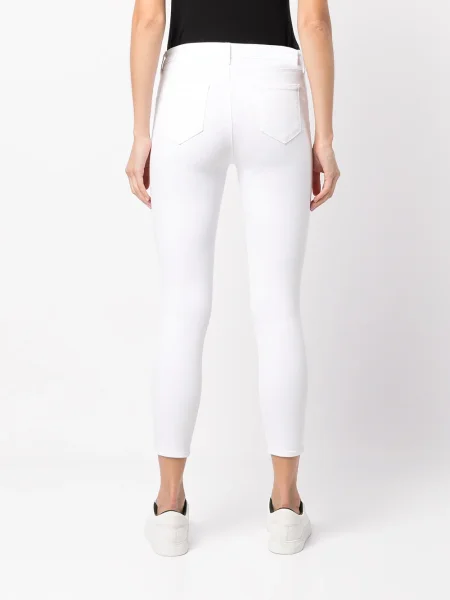 Blugi skinny L'agence alb