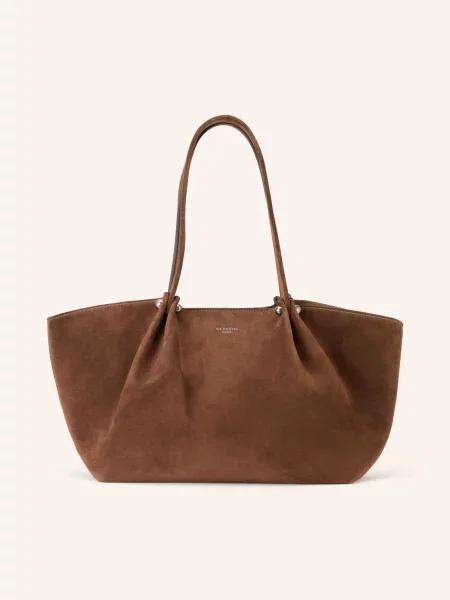 Cestovní taška Weekend Max Mara hnědá
