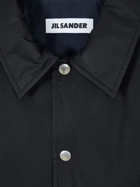 Geacă Jil Sander cu broderie negru
