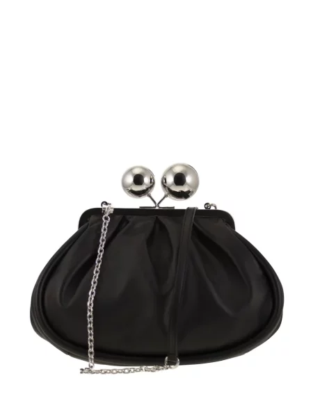 Geantă de călătorie Weekend Max Mara din piele negru