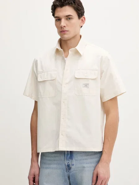 Guess Jeans cămașă din bej