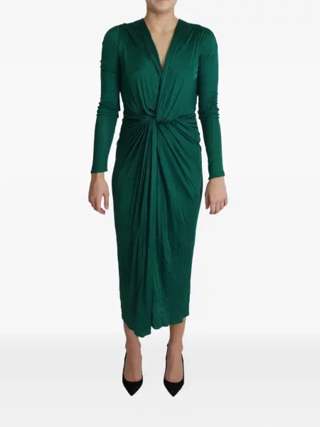 Lung rochie midi Dolce & Gabbana verde