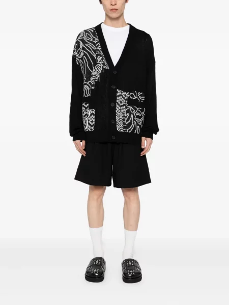 Pantaloni scurți Bape Black *a Bathing Ape® cu broderie negru