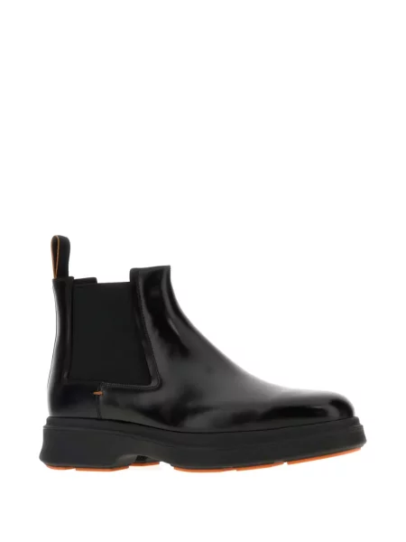 Botine Santoni din piele negru