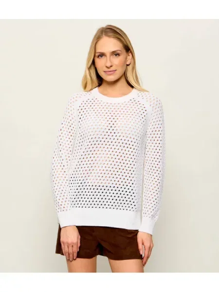 Michael Kors Pulover FAUCHET | Relaxed fit alb