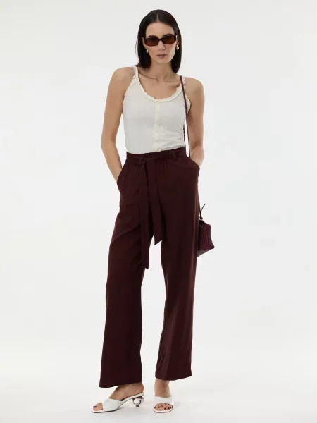 Pantaloni Orsay alb