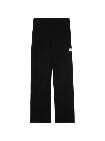 Pantaloni Flâneur tricotate negru