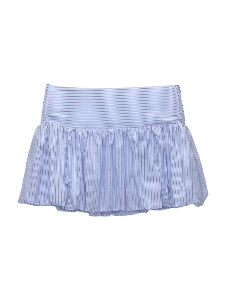 Pull&Bear Szoknyák éjkék / világoskék fehér