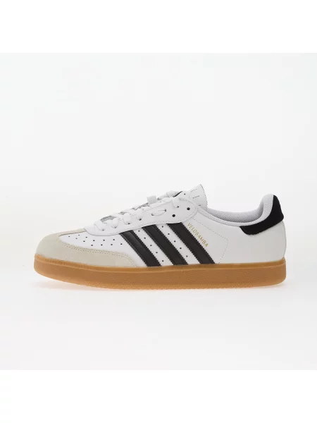 Sneakers adidas Velosamba Leather Ftwr White/ Core Black/ Gold Met. EUR 46 białe