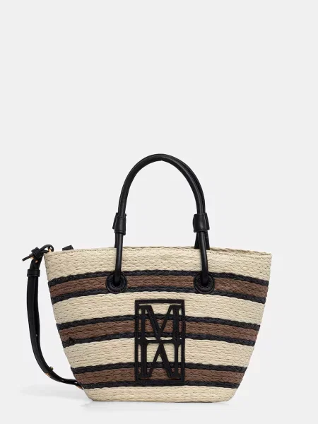 Marc O'Polo geantă crossbody pentru femei împletită bej