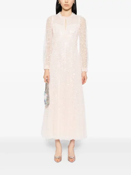 Rochie Needle & Thread cu paiete de costum roz