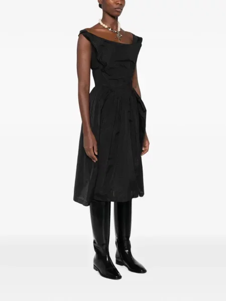 Rochie Vivienne Westwood în carouri negru