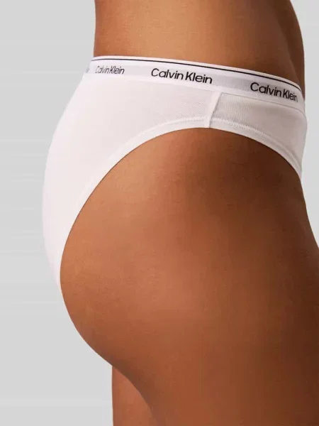 Figi z mieszanki bawełny w zestaw 3 szt. Calvin Klein Underwear czerwone