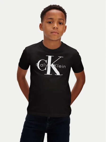 Calvin Klein Jeans Tricou Monologo negru