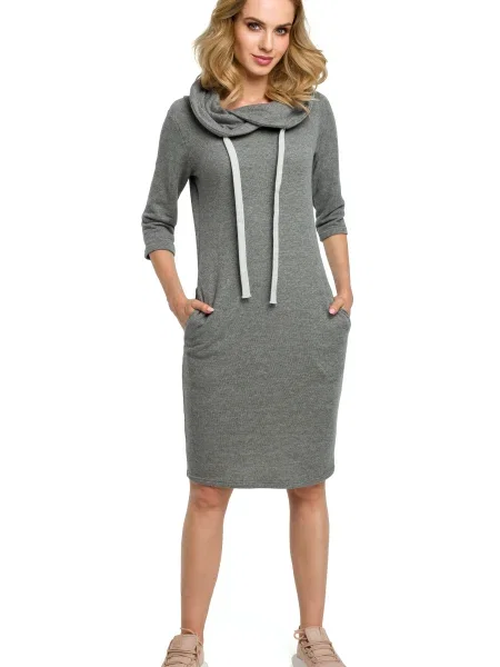 Sukienka Made Of Emotion szara