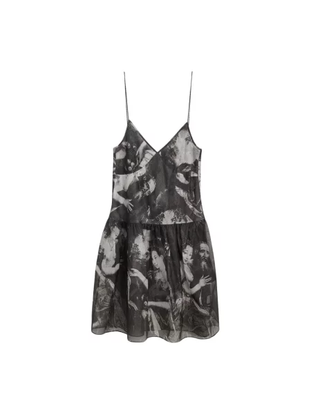 Wielobarwność sukienka Soulland czarna