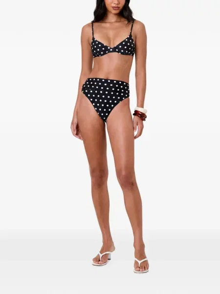Bikini Nicholas cu buline negru