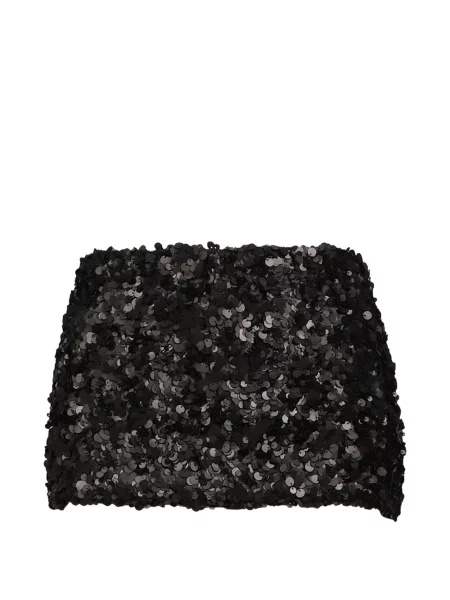 Fusta mini Glowny cu paiete negru