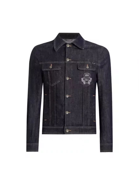 Kurtka jeansowa Dolce And Gabbana niebieska