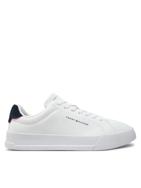 TOMMY HILFIGER Sportbačiai be auliuko COURT ESS tamsiai mėlyna balta