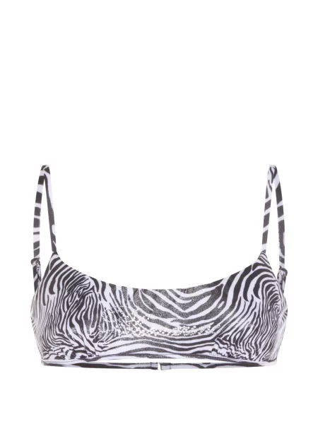Bikini Blumarine z nadrukiem w zebrę biały