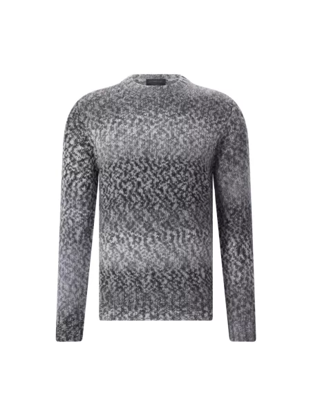 Sweter Dondup wełniany szary