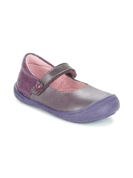 Pantofi copii Citrouille Et Compagnie violet