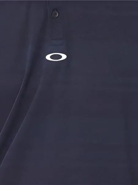 Tricou polo Oakley cu imagine albastru