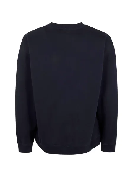 Hanorac crewneck Diesel cu imagine albastru