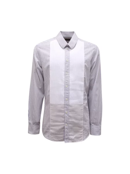 Jedwabna koszula Dolce And Gabbana szara