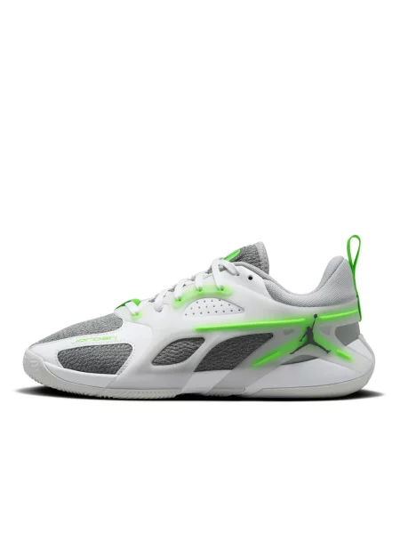 Sneakersy Jordan skórzane do koszykówki białe