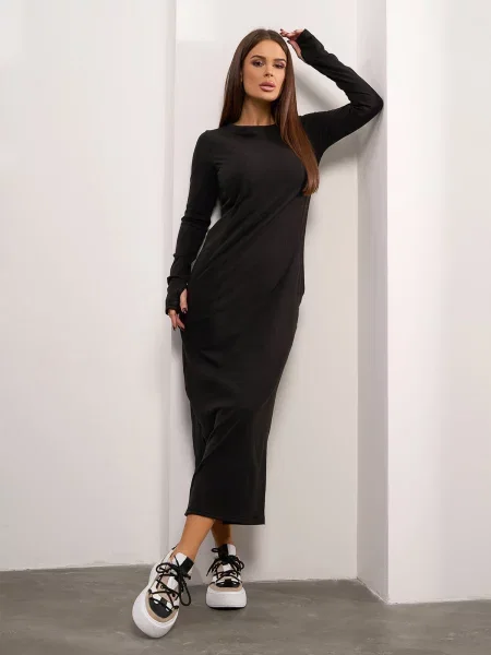 Сукня максі ISSA Plus чорний