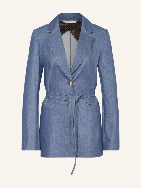 Mm By Max Mara Sako Odissea V Džínovém Vzhledu modrá