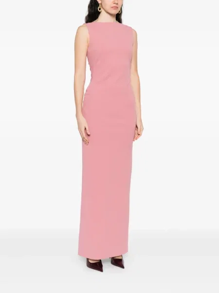 Rochie maxi Solace London de costum roz