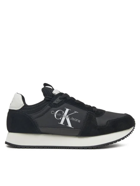 Маратонки Calvin Klein Jeans RUNNER SOCK LACEUP NY-LTH W черно