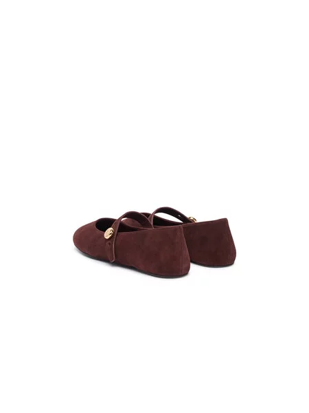 Baleríny Tory Burch hnedá